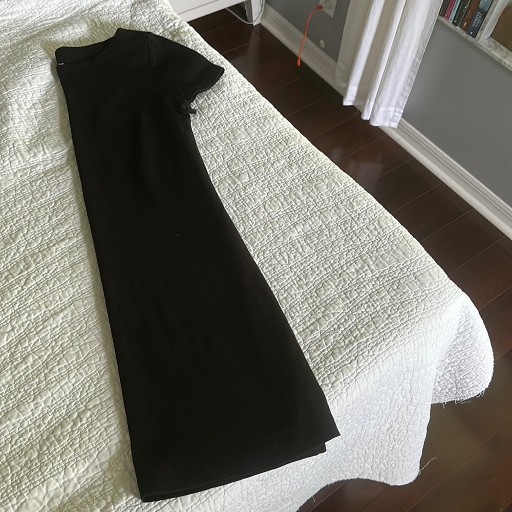 Talbots Sz Large Petite Black Dress